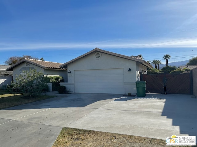 view of home's exterior featuring a garage