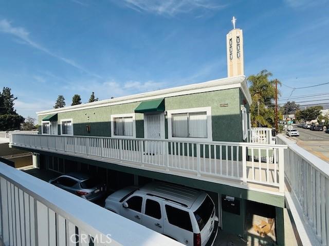 view of rear view of property