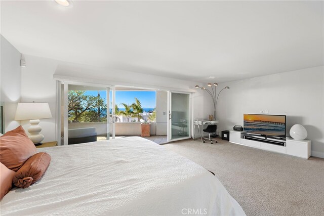 766 Pelican, Laguna Beach, CA 92651 - carpeted bedroom with access to exterior