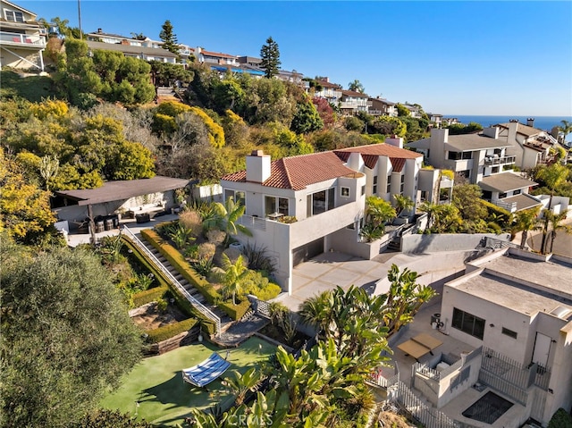 766 Pelican, Laguna Beach, CA 92651 - aerial perspective of suburban area