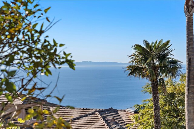 766 Pelican, Laguna Beach, CA 92651 - water view featuring a mountain backdrop