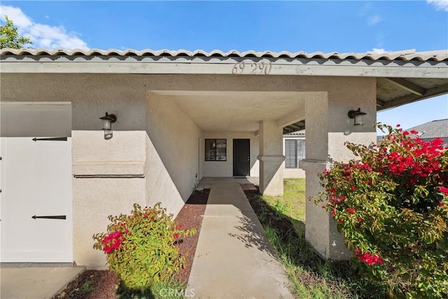 view of property entrance