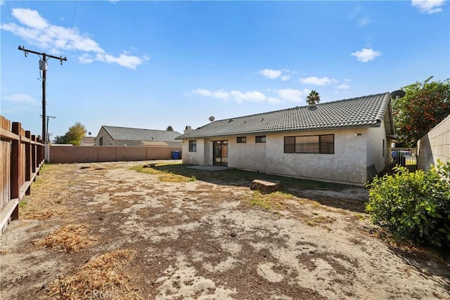 view of rear view of house