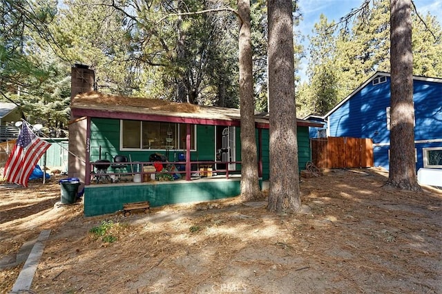 view of rear view of house