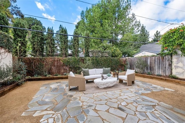 view of patio / terrace featuring outdoor lounge area