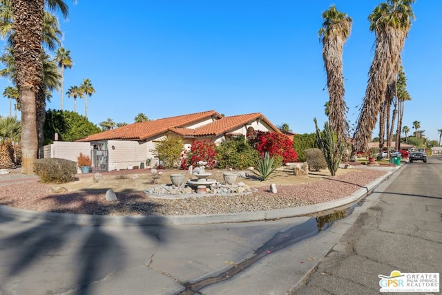 view of front of home