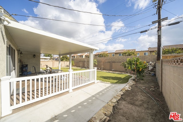 view of patio