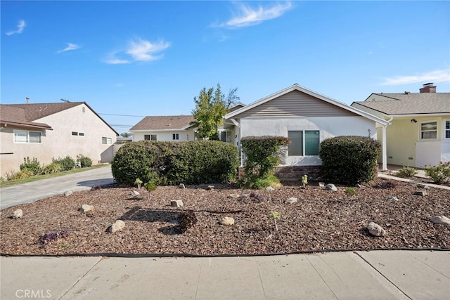 view of ranch-style home