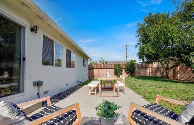 view of patio