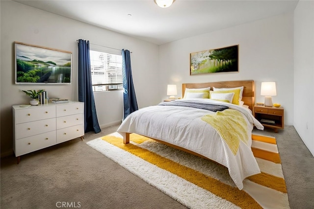 bedroom featuring carpet floors