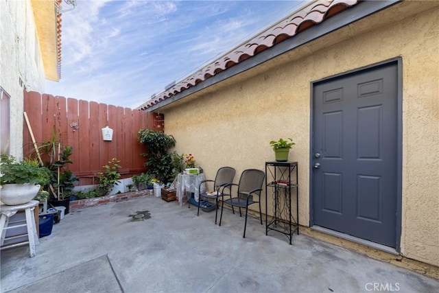 405 W Mountain View Ave Unit 11, La Habra, CA 90631 - view of patio / terrace with fence