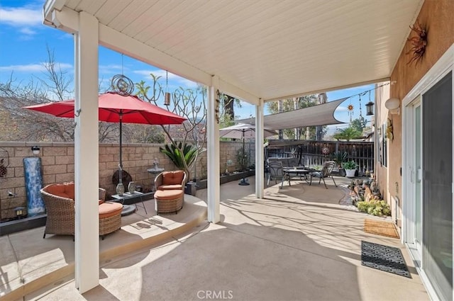 view of patio / terrace