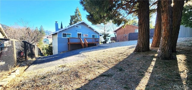 view of rear view of house