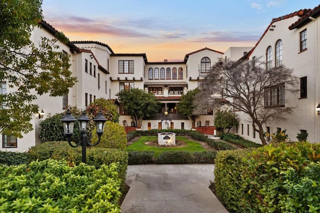 view of community featuring a patio