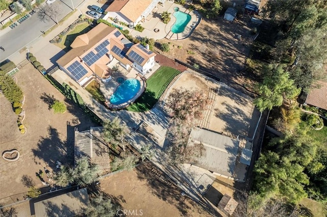 drone / aerial view