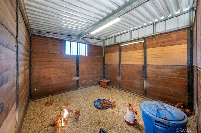 view of horse barn