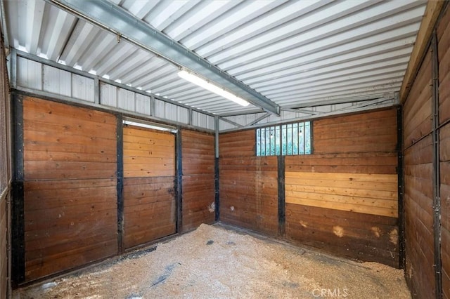 view of stable