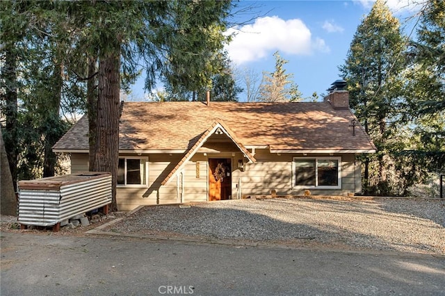 view of front of property