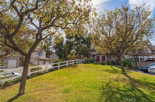 exterior space featuring a front lawn