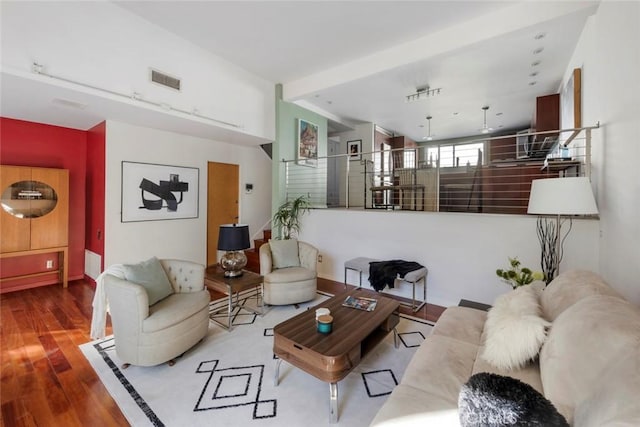 338 N Clybourn Ave, Burbank, CA 91505 - living area featuring wood finished floors