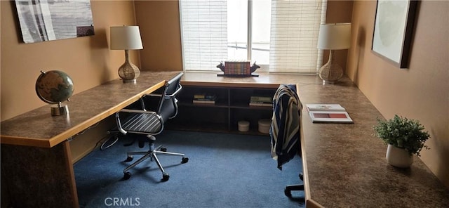 338 N Clybourn Ave, Burbank, CA 91505 - office featuring carpet floors and built in desk