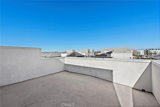 view of patio / terrace with a balcony