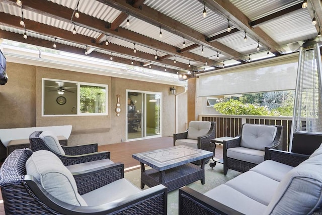 view of patio / terrace featuring outdoor lounge area