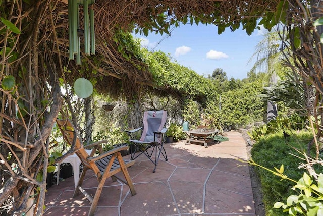 view of patio