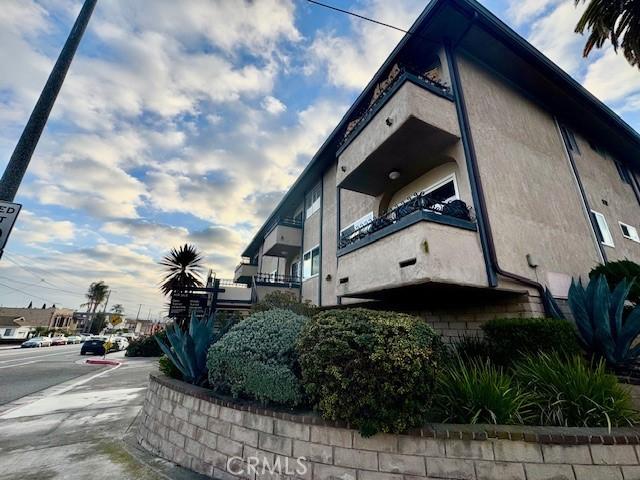 view of home's exterior with stucco siding