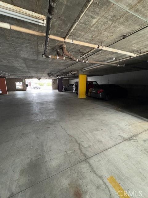 view of parking deck