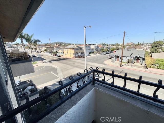 balcony featuring a residential view