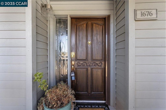 view of entrance to property