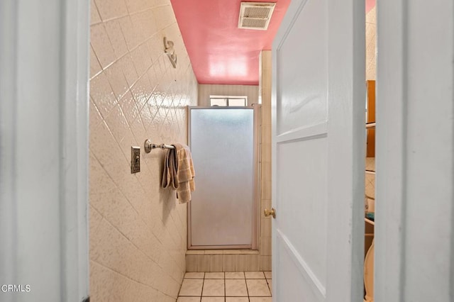 bathroom featuring tile patterned flooring