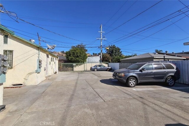 view of car parking