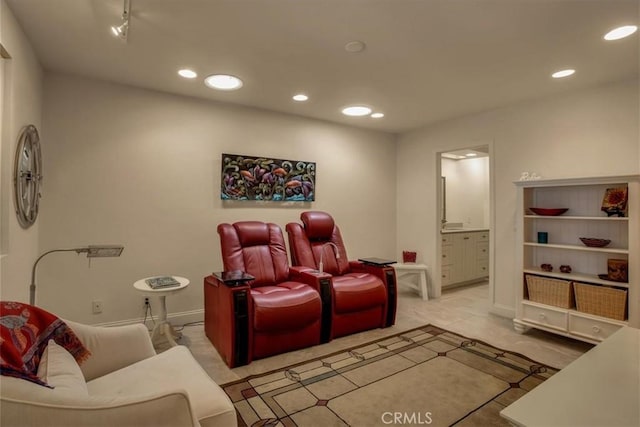 view of home theater room