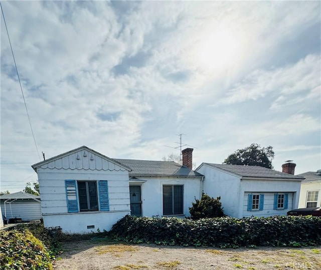 view of front of home