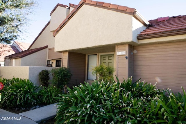 view of front of home