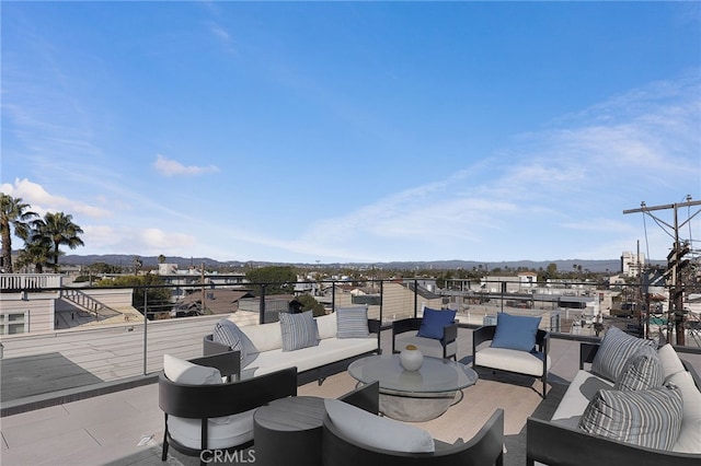 view of patio / terrace featuring outdoor lounge area