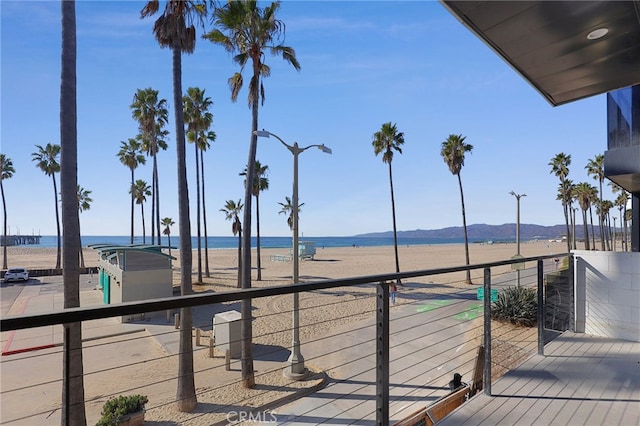 3011 Ocean Front Walk, Venice, CA 90291 - wooden deck featuring a water and mountain view