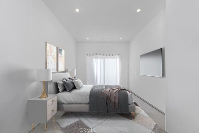 3011 Ocean Front Walk, Venice, CA 90291 - bedroom with light carpet, baseboards, and recessed lighting