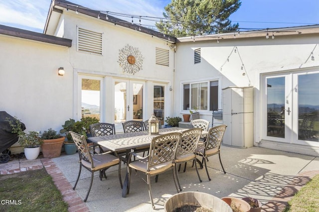 view of patio / terrace with french doors