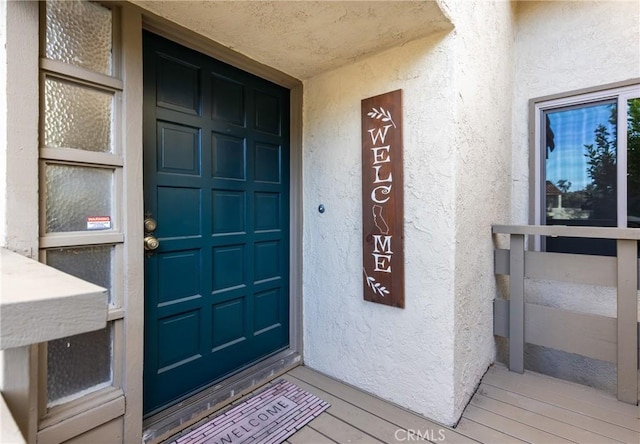 view of property entrance