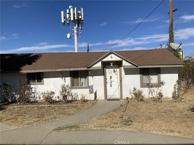 view of ranch-style home