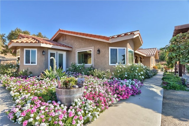 view of rear view of property