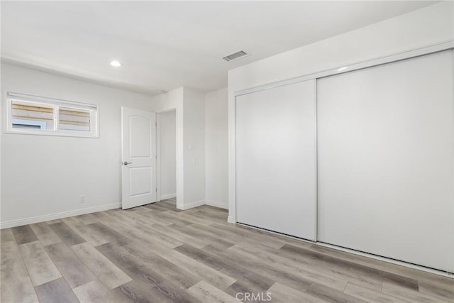 basement with light wood-type flooring