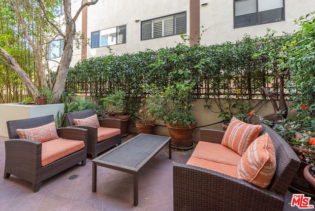 view of patio / terrace with outdoor lounge area