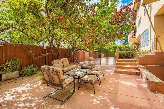 view of patio