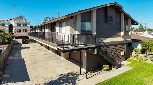 view of rear view of property