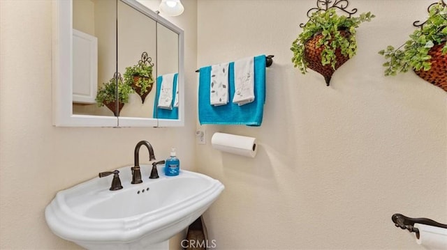 bathroom featuring a sink