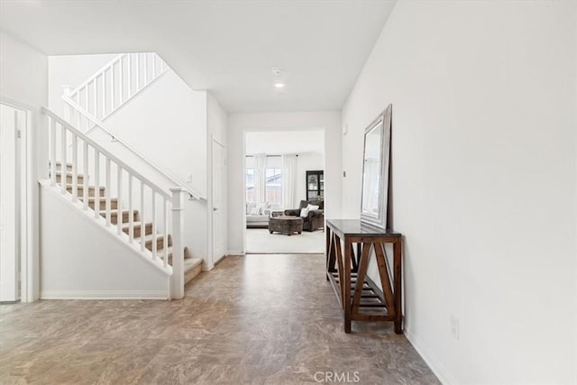 view of foyer entrance